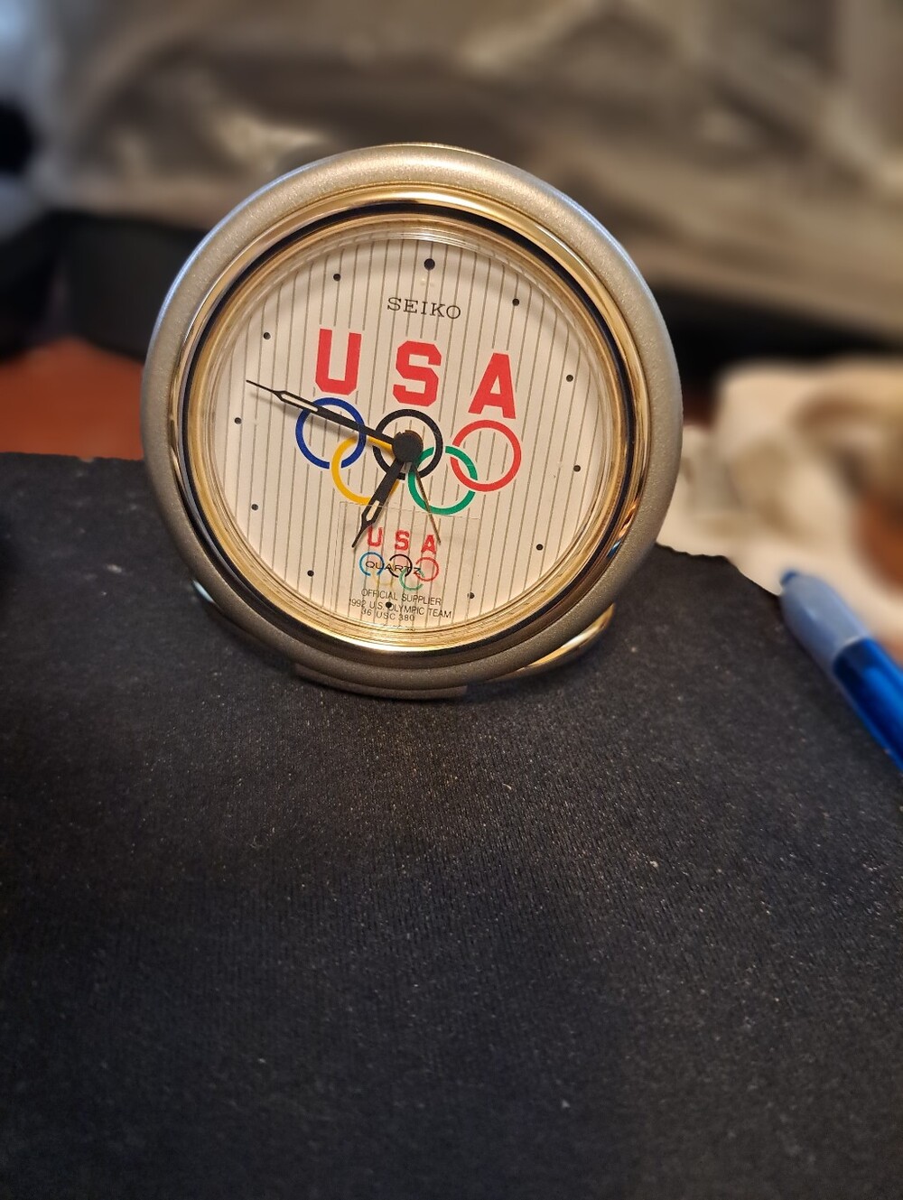 NEW Vintage Seiko 1984 Olympics Quartz Travel Alarm Clock New In Box Collectible